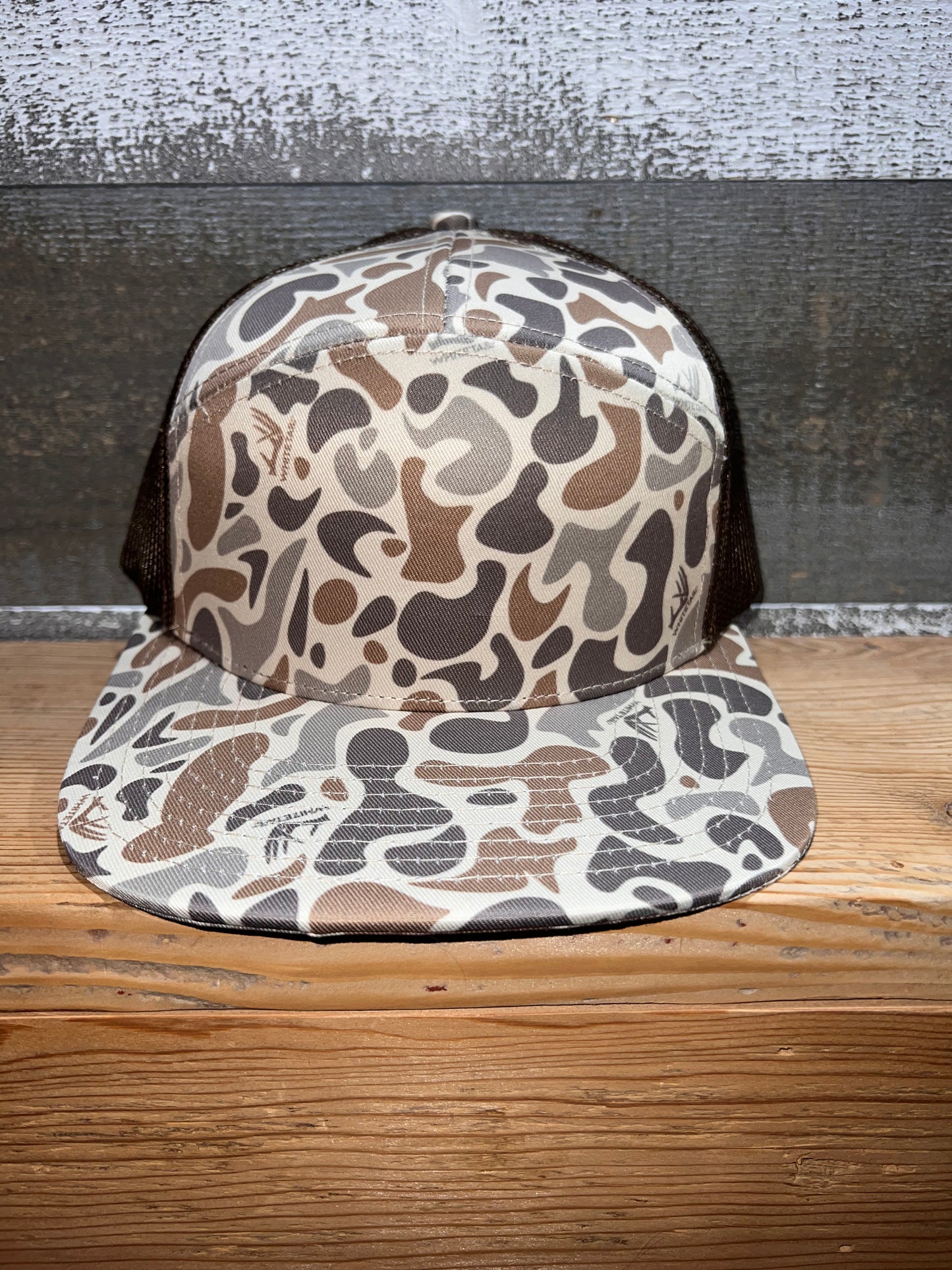 Blank Old School Camo Hat 12 Pack